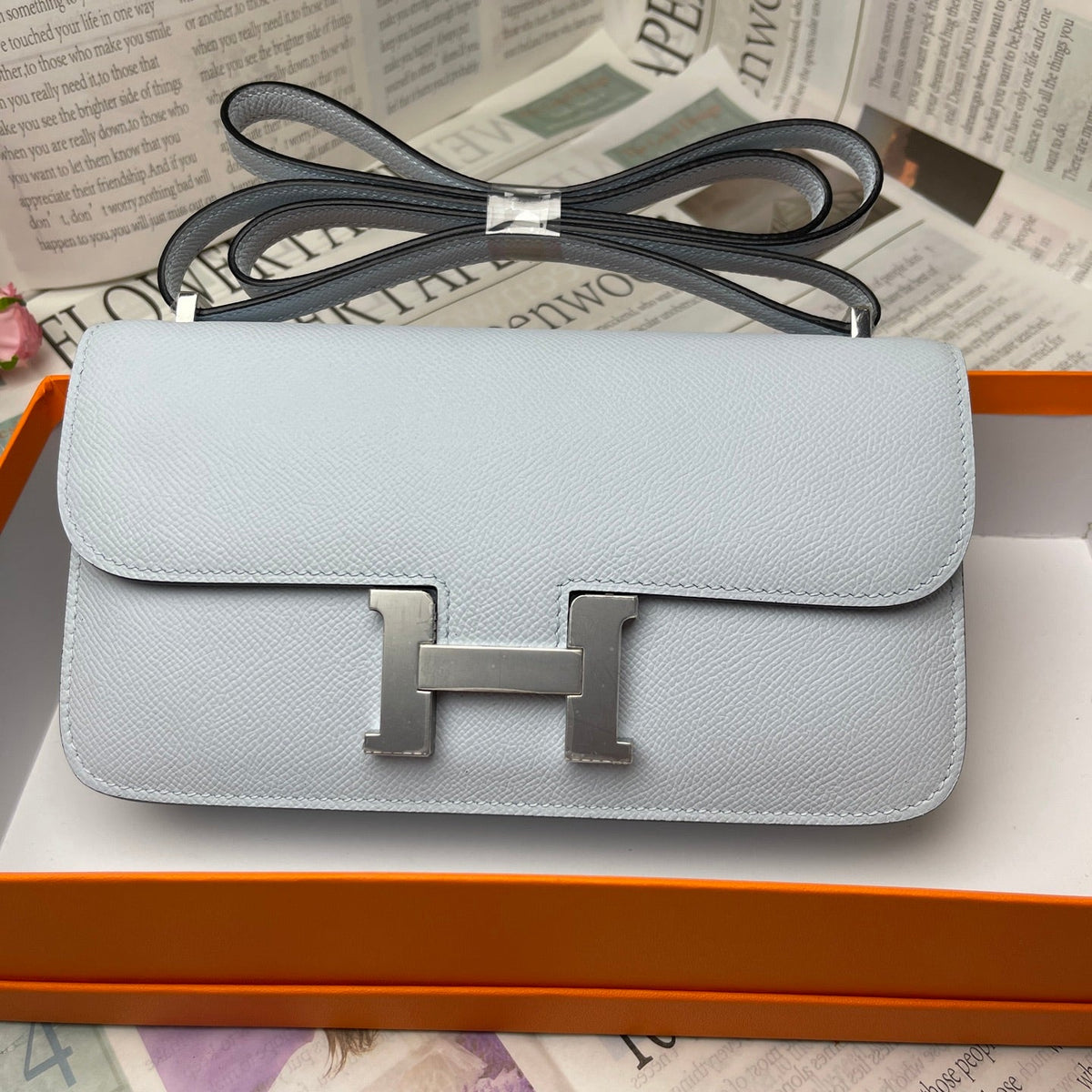High-end Hermes 2026 Constance Elan 26cm Bag Epsom Leather 3