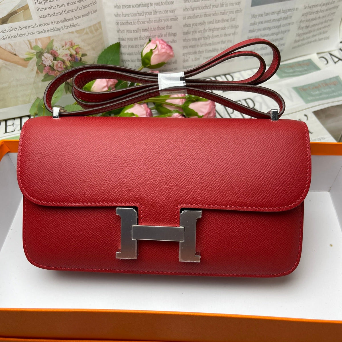 High-end Hermes 2026 Constance Elan 26cm Bag Epsom Leather 2