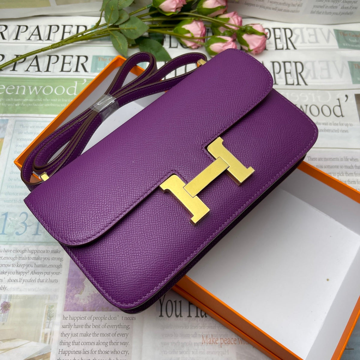 High-end Hermes 2026 Constance Elan 26cm Bag Epsom Leather 2