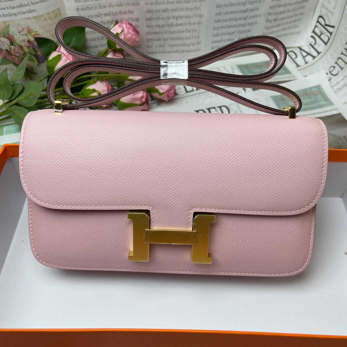 High-end Hermes 2026 Constance Elan 26cm Bag Epsom Leather 3