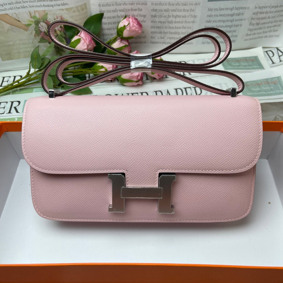 High-end Hermes 2026 Constance Elan 26cm Bag Epsom Leather 3