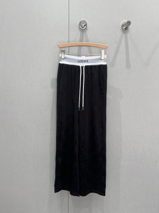 Loewe 25 logo Embossed Trousers Cotton