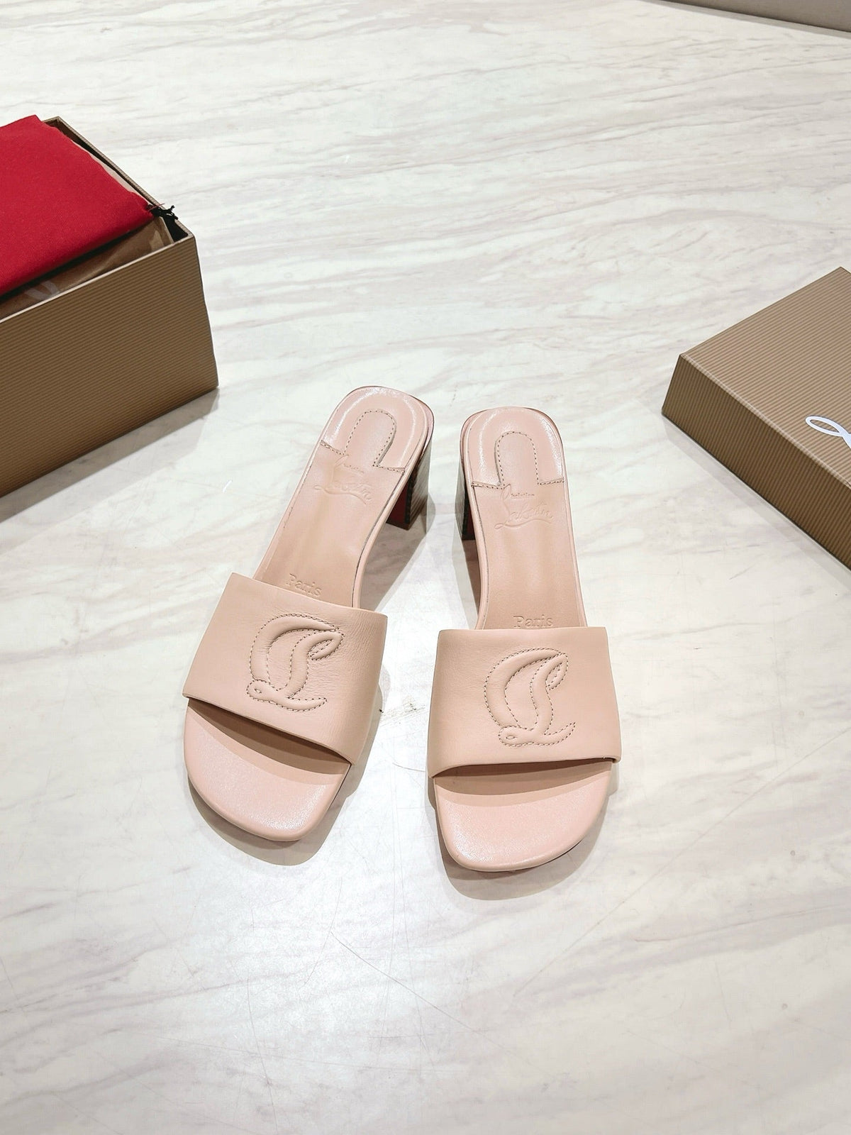 CL 25 Slipper 8.5cm Gloss Calf Patent Leather 314945
