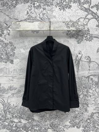 CD 25 Kimono Collar Long-sleeved Shirt Cotton