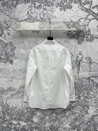 CD 25 Kimono Collar Long-sleeved Shirt Cotton