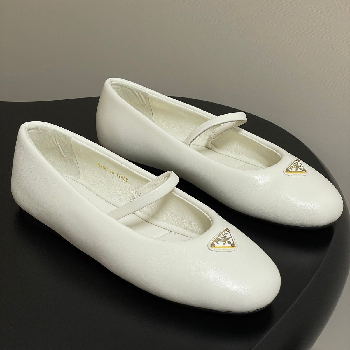 Prada 2026 Ballet Flat Suede Sheepskin Silk 715617