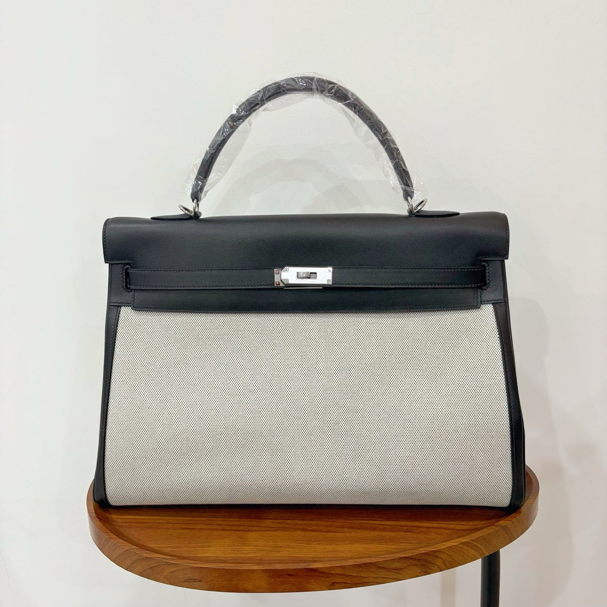 High-end Hermes 2026 Kelly Bag 42cm Swift Leather/Canvas