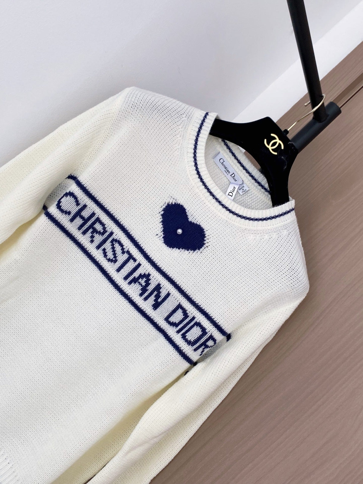 Dior 2025 Heart Print Sweater Wool