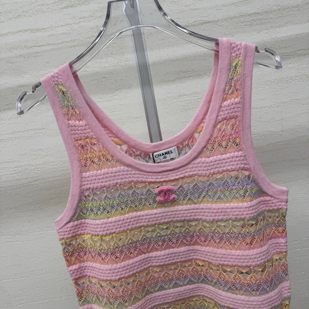 Chanel 2026 Crew Neck Vest Wool Acrylic 356917