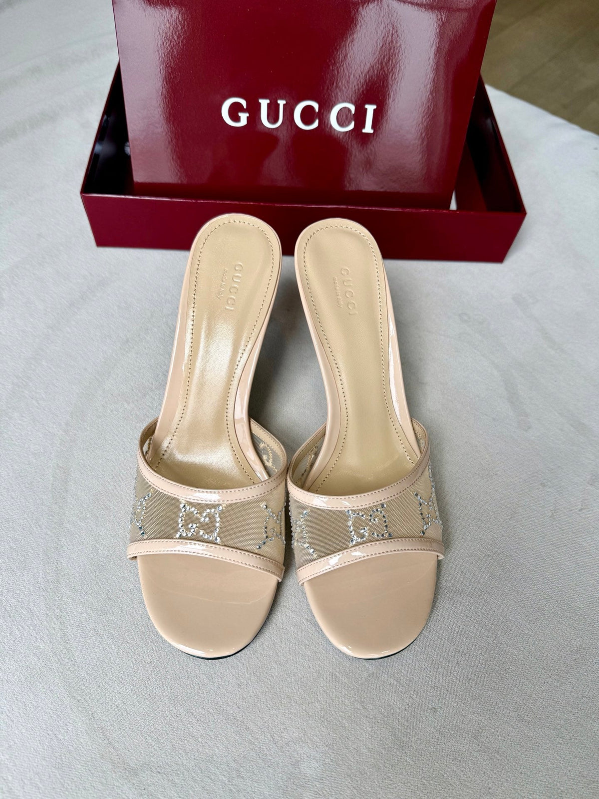Gucci 2026 High Heels Sandals 85mm Mesh 938354