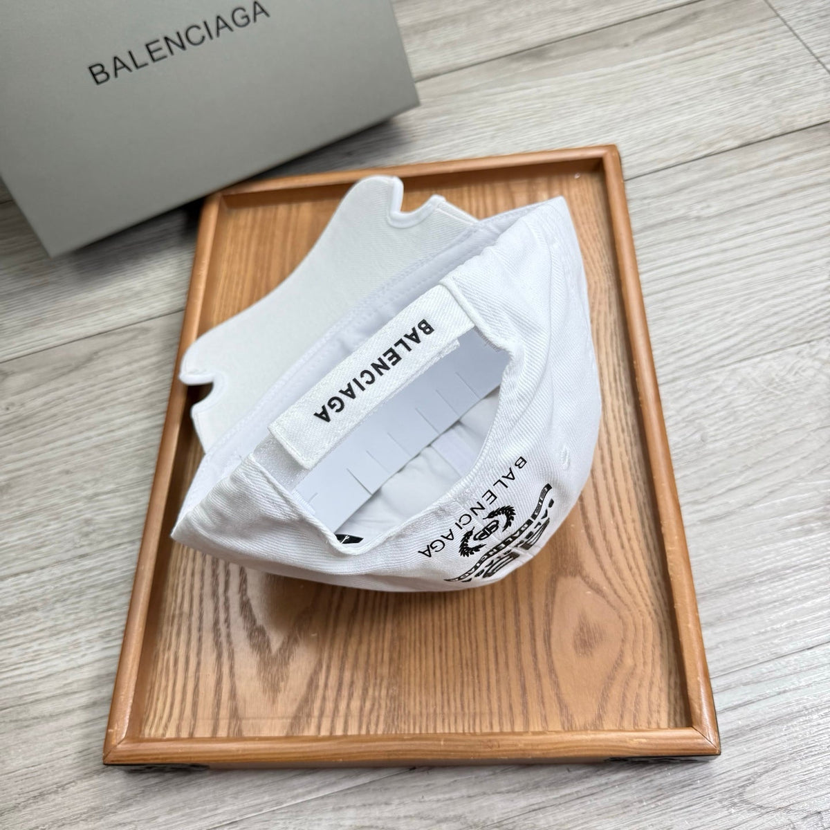 Balenciaga Embroidered Distressed Cotton-twill Baseball Cap 240575