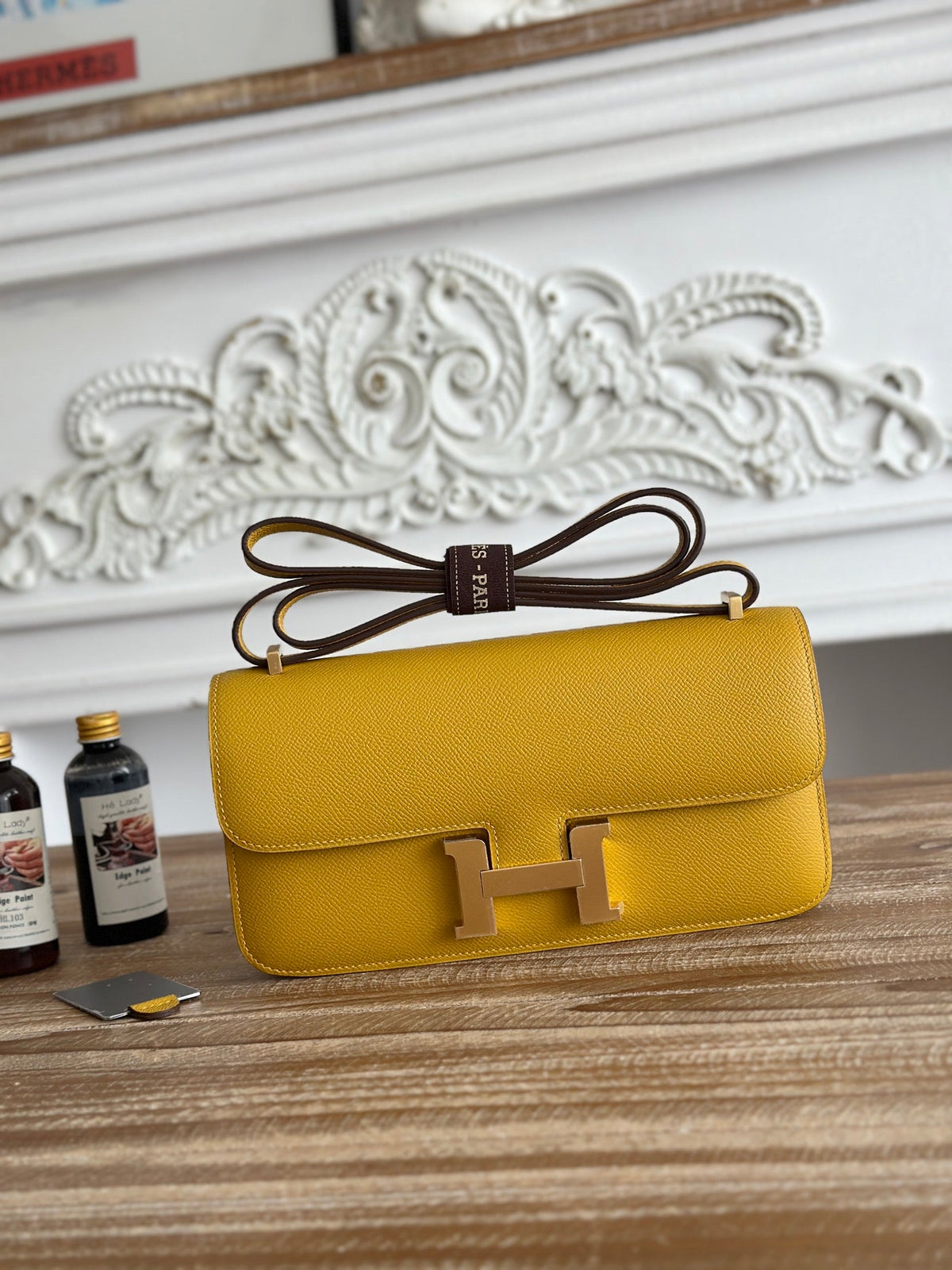 High-end Hermes 2026 Constance Elan 26cm Bag Epsom Leather 4