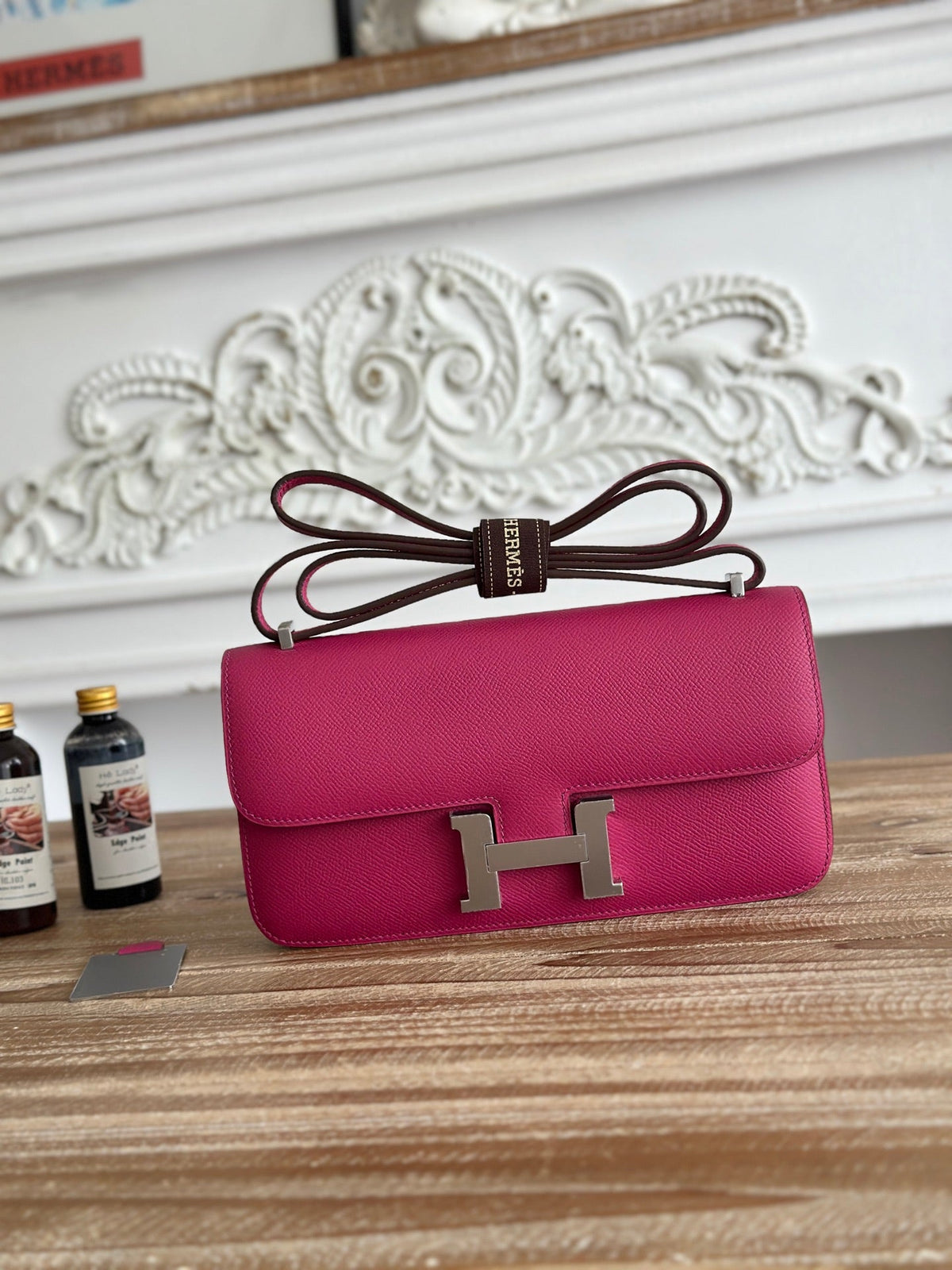 High-end Hermes 2026 Constance Elan 26cm Bag Epsom Leather 4
