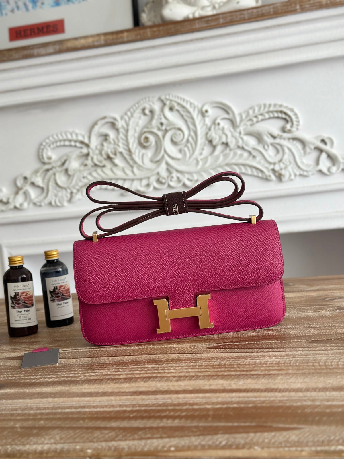High-end Hermes 2026 Constance Elan 26cm Bag Epsom Leather 4