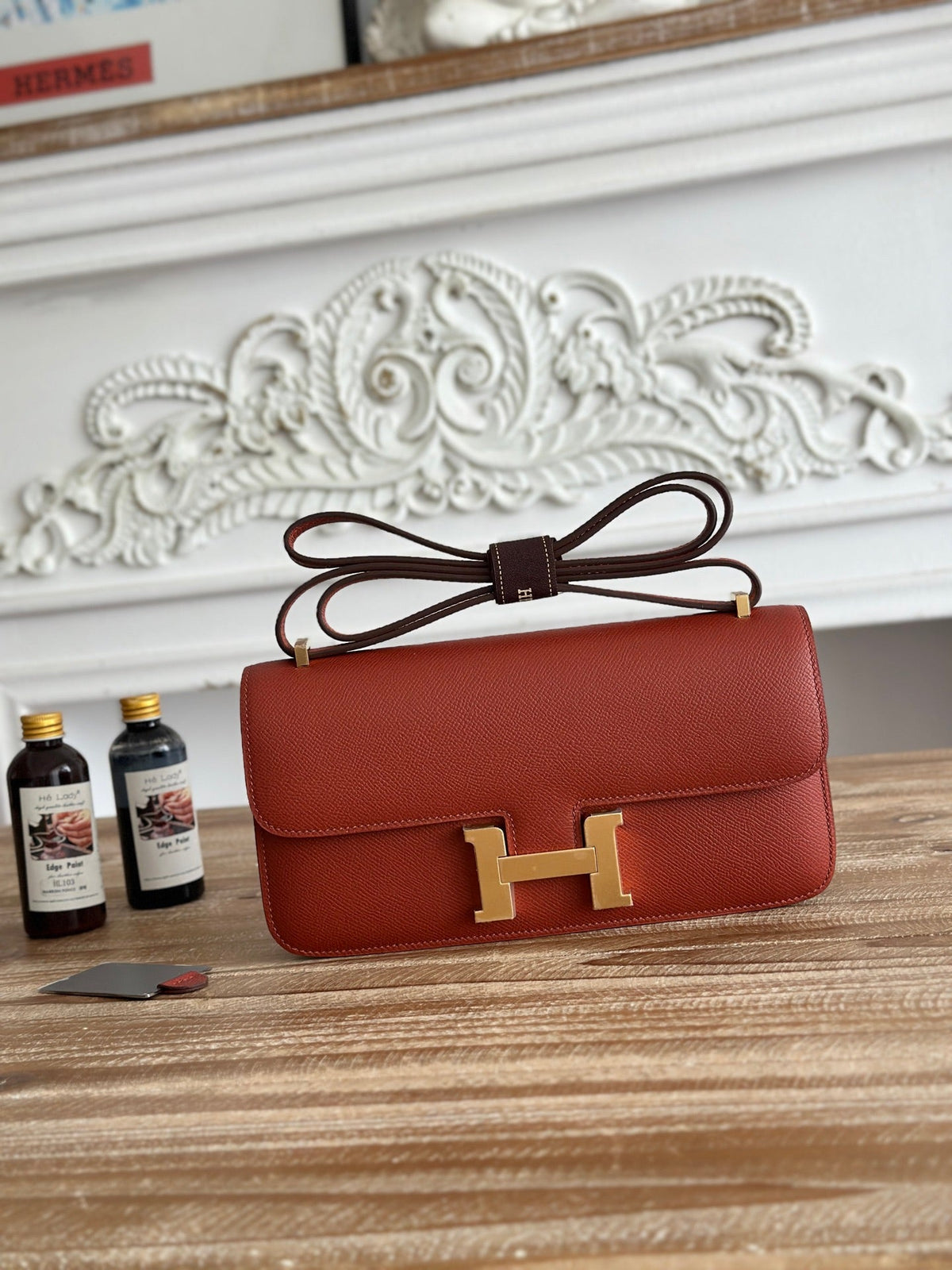 High-end Hermes 2026 Constance Elan 26cm Bag Epsom Leather 4