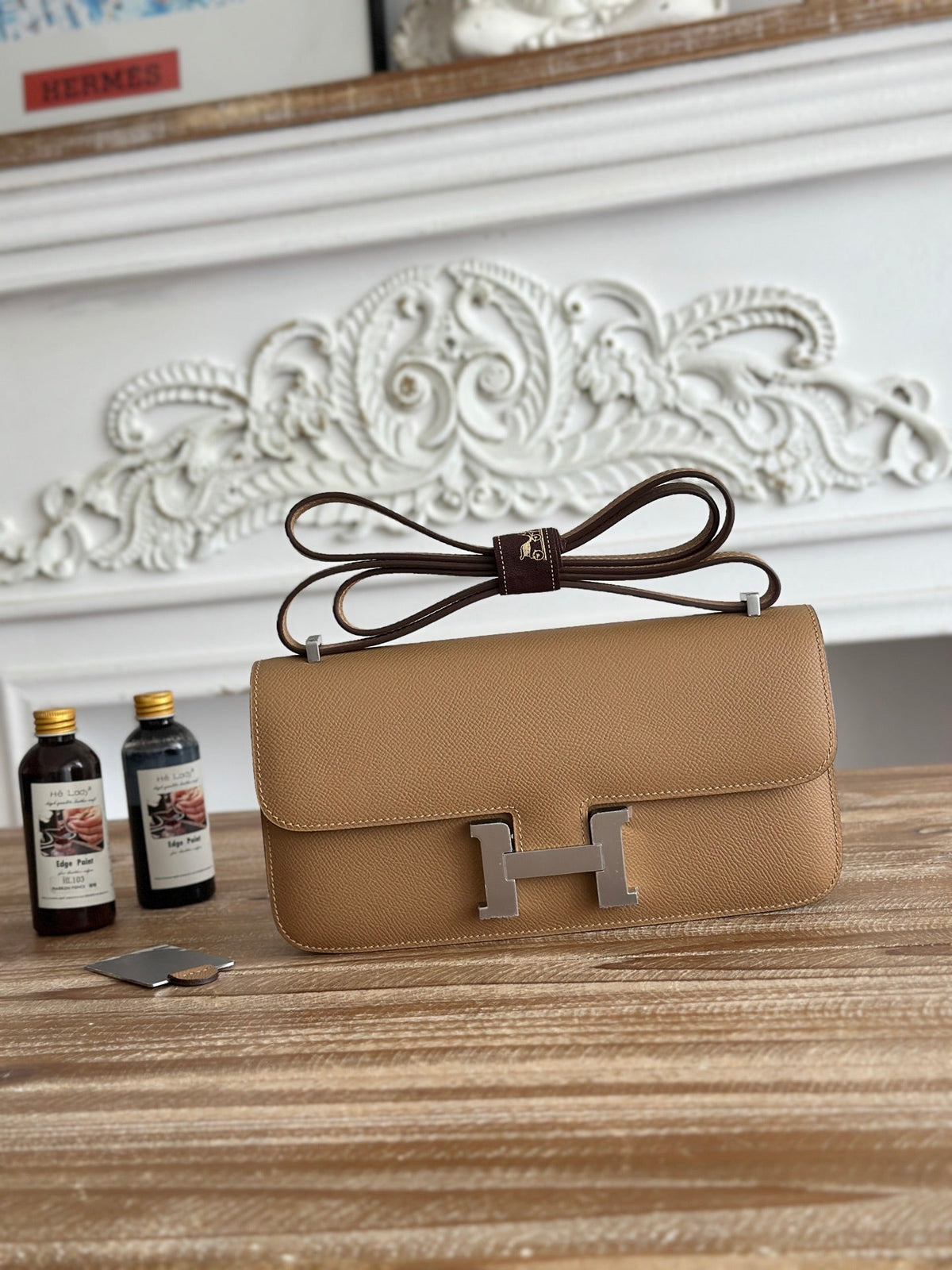 High-end Hermes 2026 Constance Elan 26cm Bag Epsom Leather 4