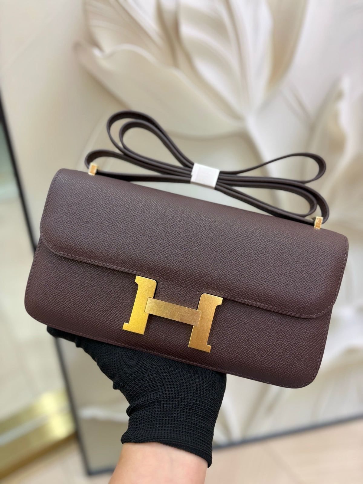 High-end Hermes 2026 Constance Elan 26cm Bag Epsom Leather 1
