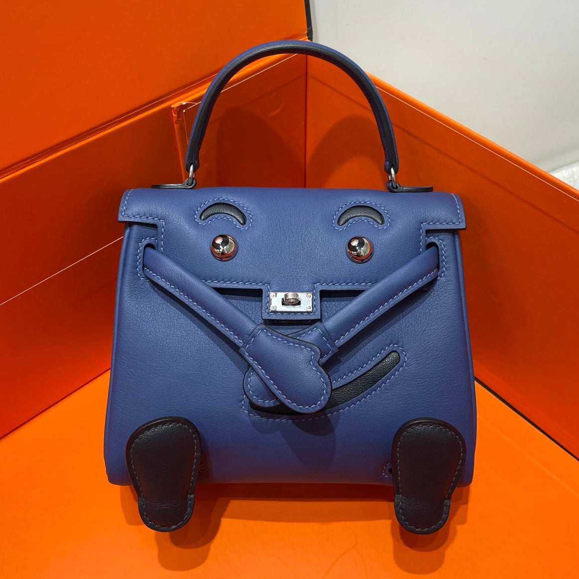 High-end Hermes 2026 Kelly Doll Bag 16cm Gulliver Leather