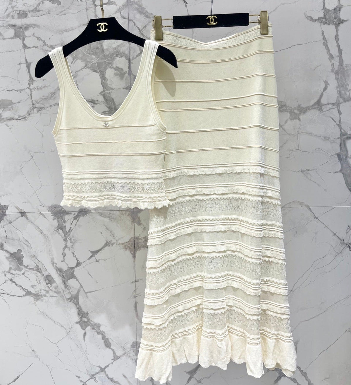Chanel 2026 Ruffled Set Cotton 700862