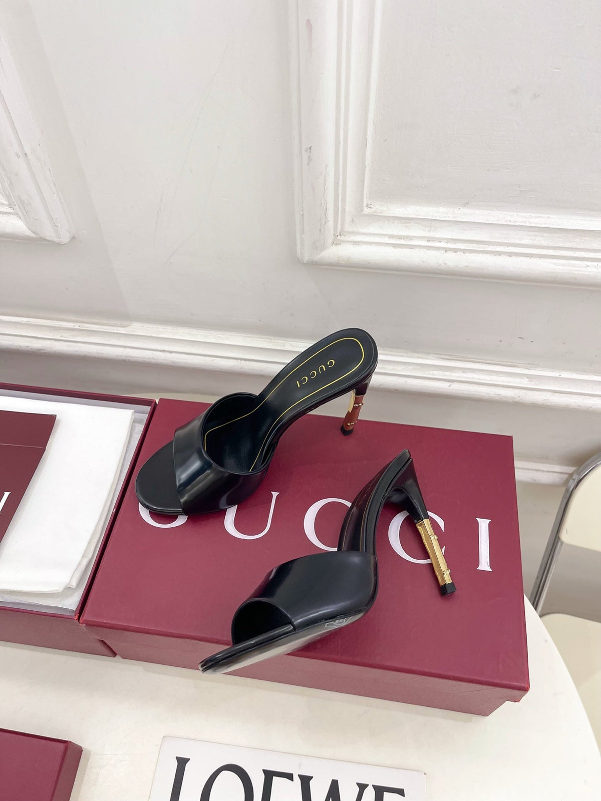 Gucci 2026 Women's Castello Slide Leather 946610