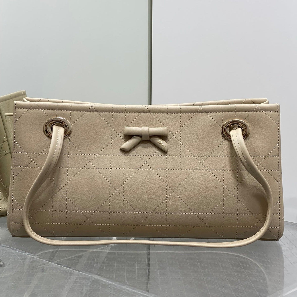 Dior 2026 Promenade Shopping Bag 31cm Suede Leather Canvas 408648