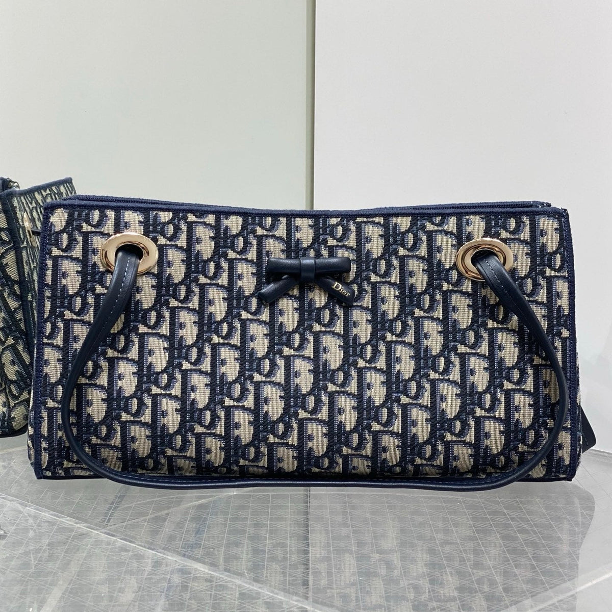 Dior 2026 Promenade Shopping Bag 31cm Suede Leather Canvas 408648