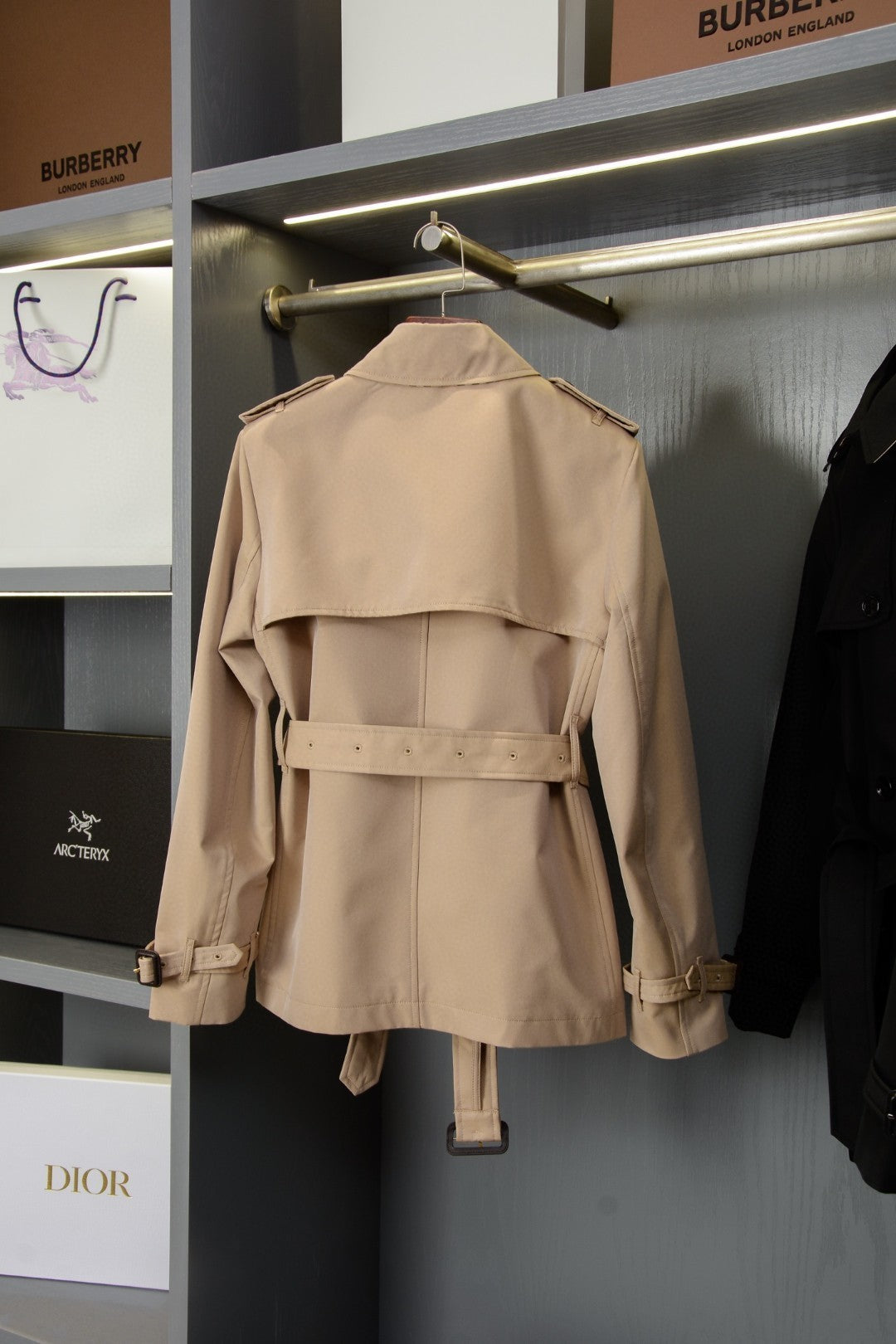 Bur 25 Short Trench Coat Cotton 235676