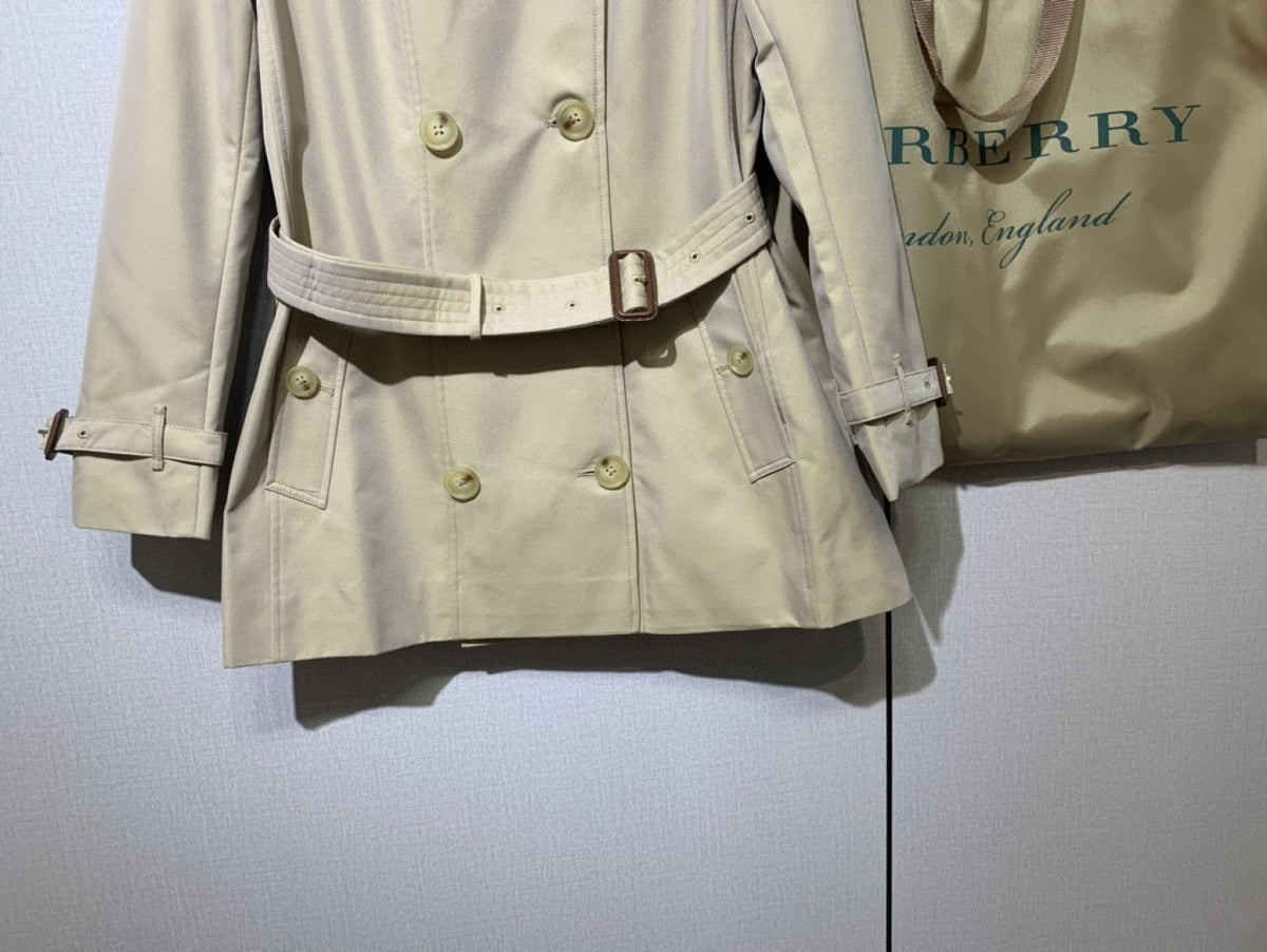 Bur 25 Chelsea Short Coat Beige Cotton 235677