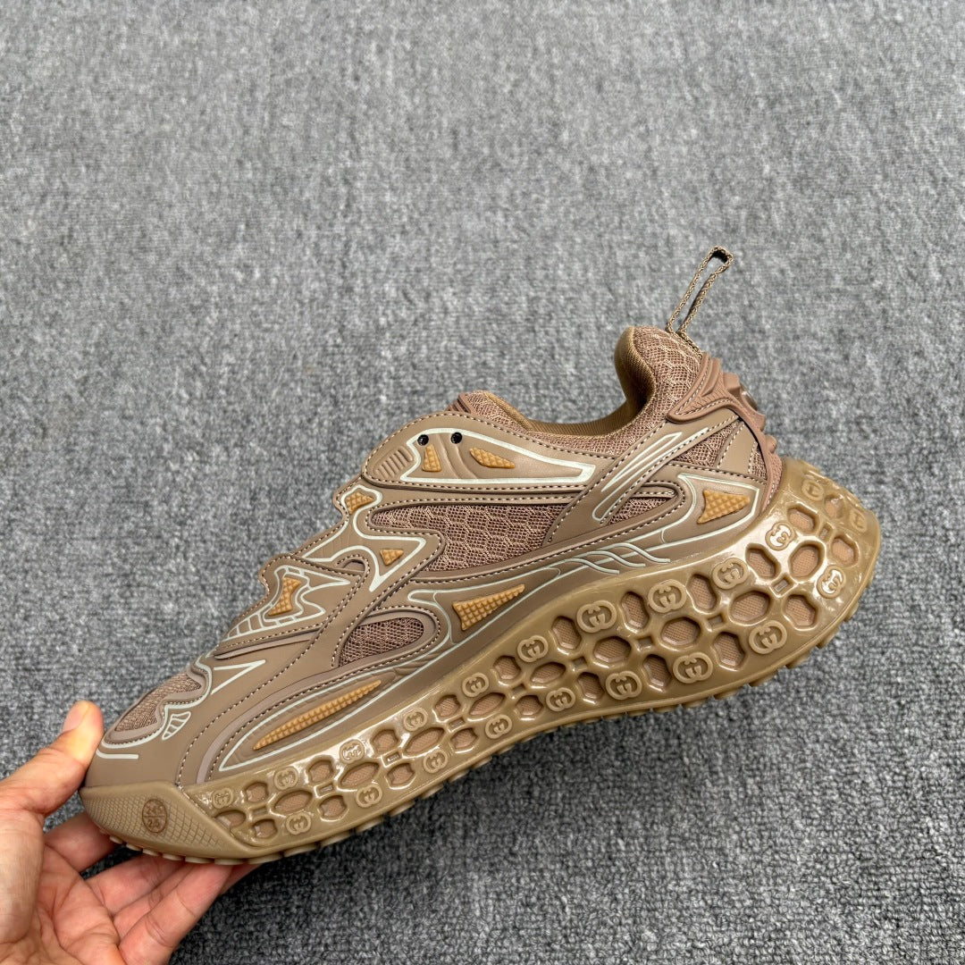 GG Men's 25 Cub3d Sneaker Brown Mesh 721095