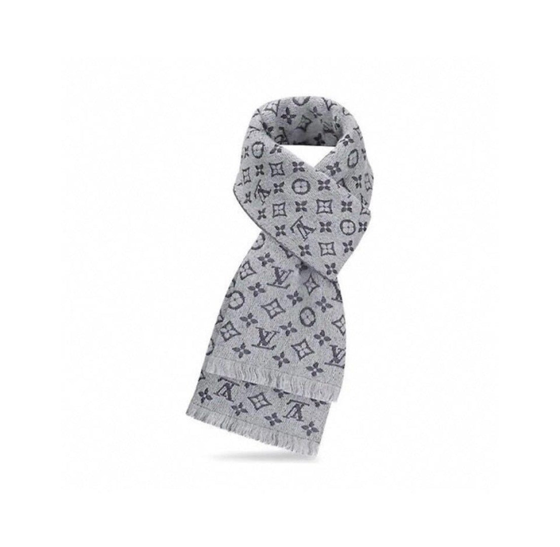 LV Men Scarf 180cm Light Brown Wool 967167