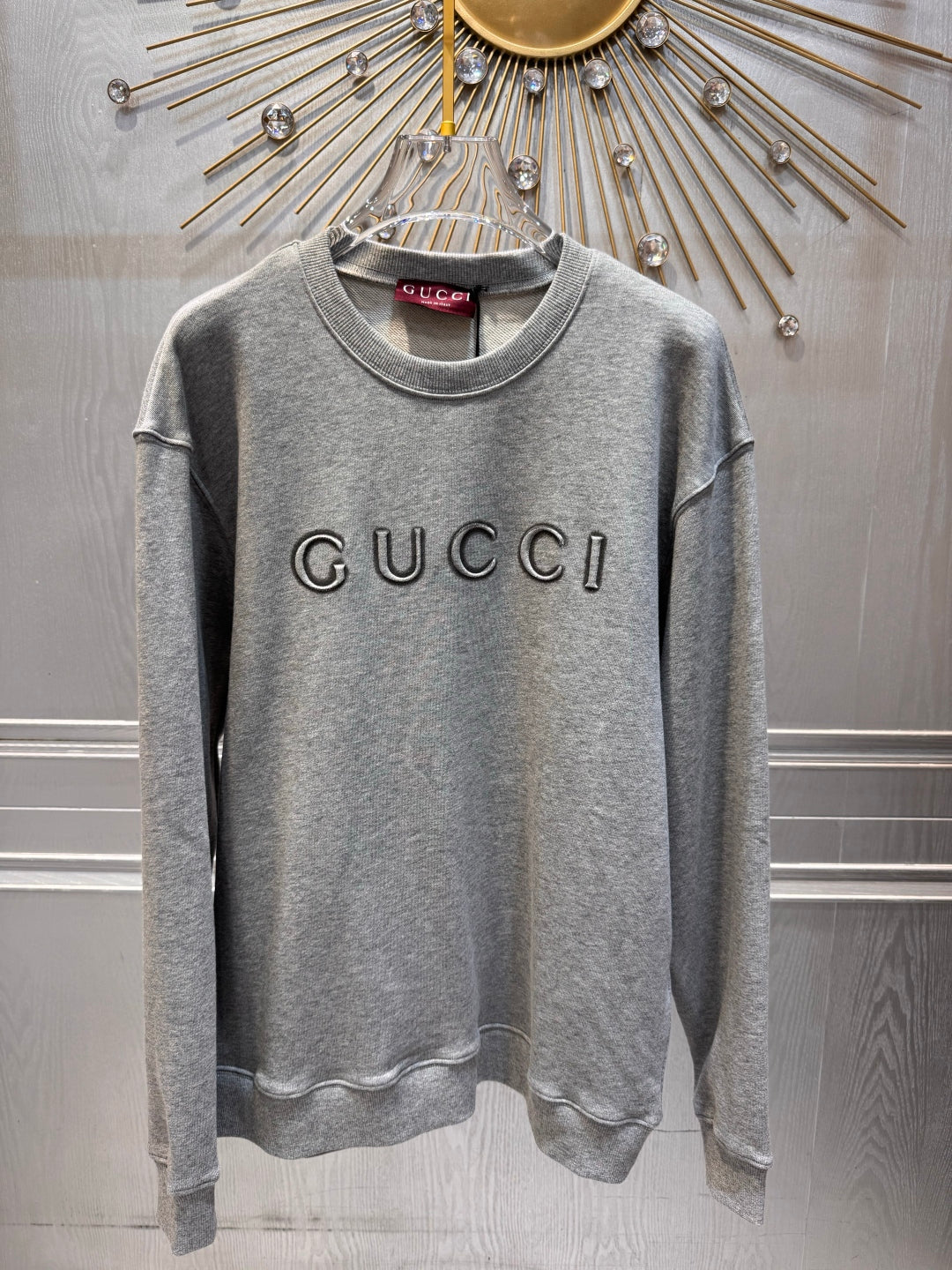 GG 25 Sweatshirt Grey Cotton 0023