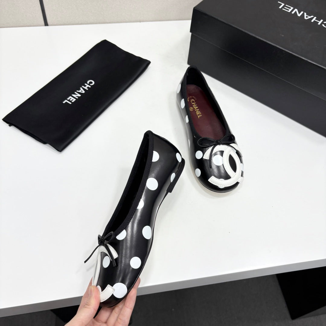 Chanel 2026 Crocodile-Embossed Ballet Flat Leather 193751