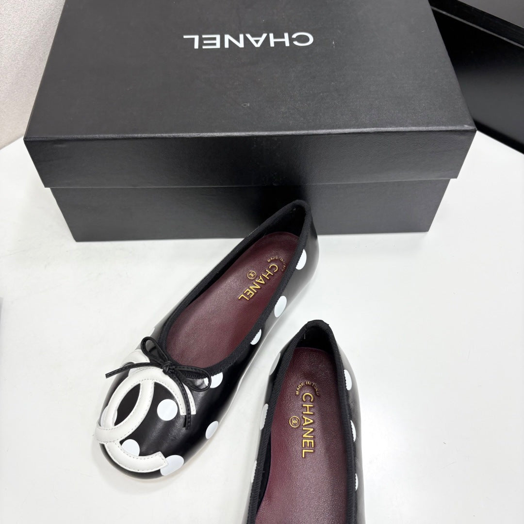 Chanel 2026 Crocodile-Embossed Ballet Flat Leather 193751