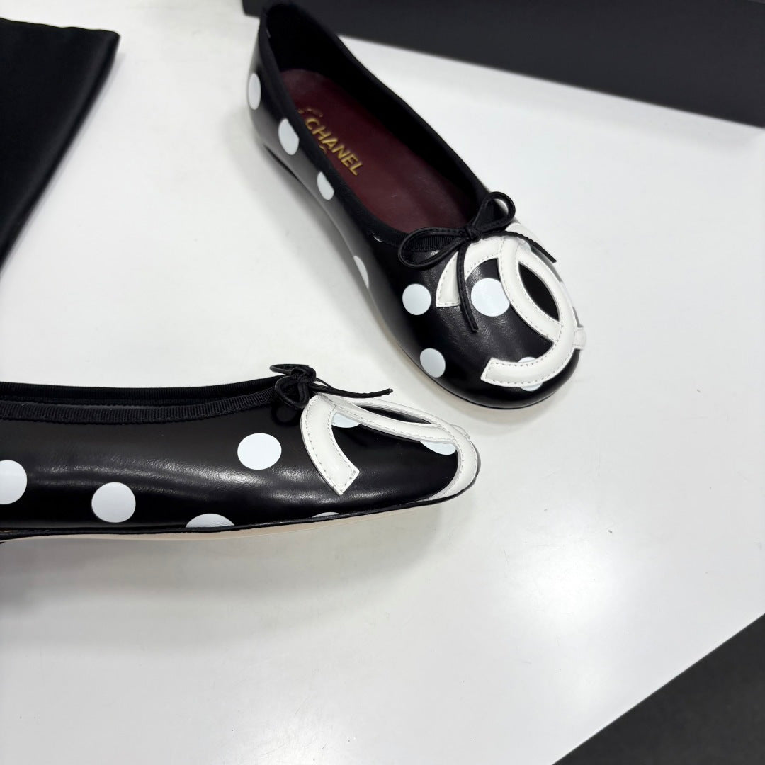 Chanel 2026 Crocodile-Embossed Ballet Flat Leather 193751