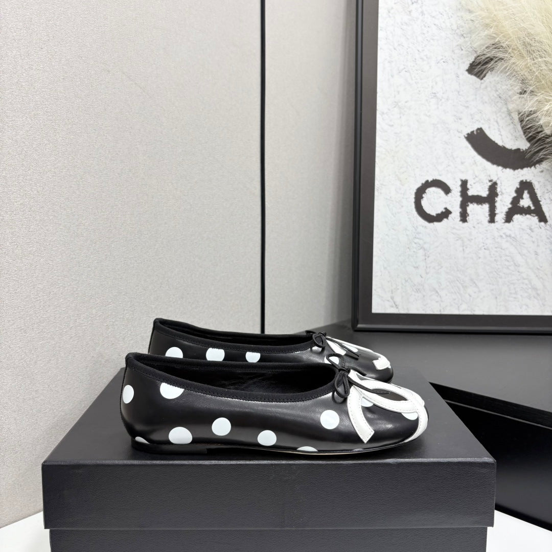 Chanel 2026 Crocodile-Embossed Ballet Flat Leather 193751