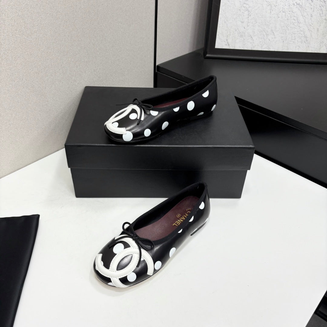 Chanel 2026 Crocodile-Embossed Ballet Flat Leather 193751