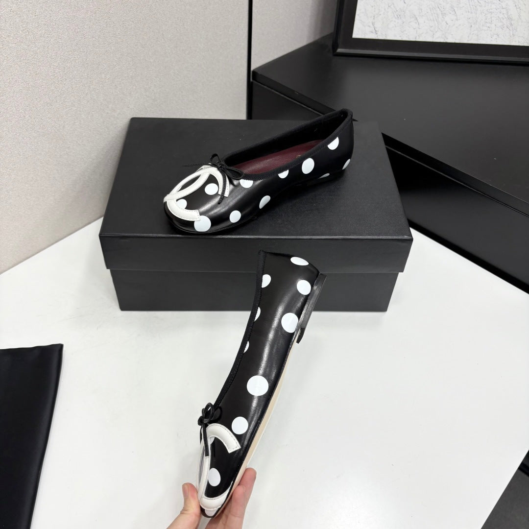 Chanel 2026 Crocodile-Embossed Ballet Flat Leather 193751