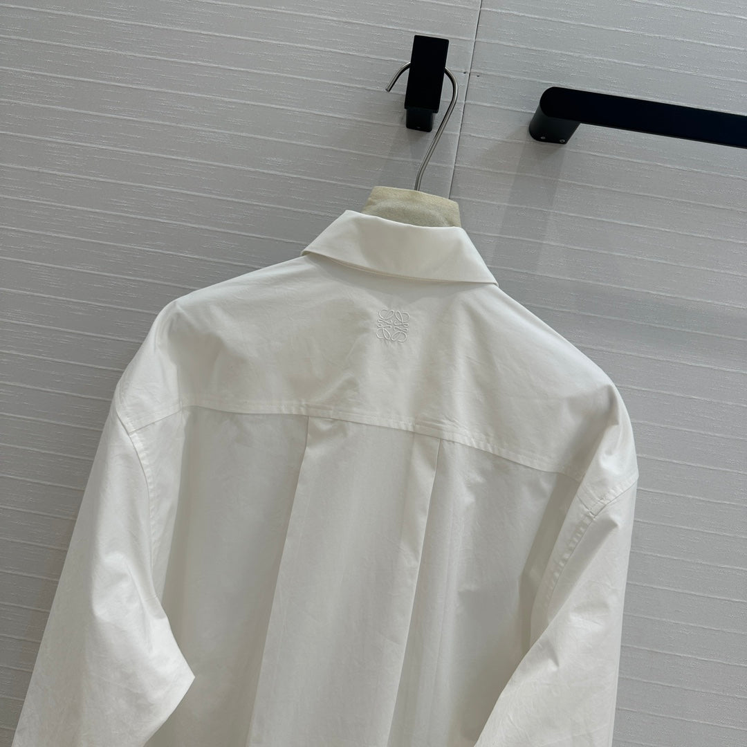 Loewe 25 Shirt White Cotton