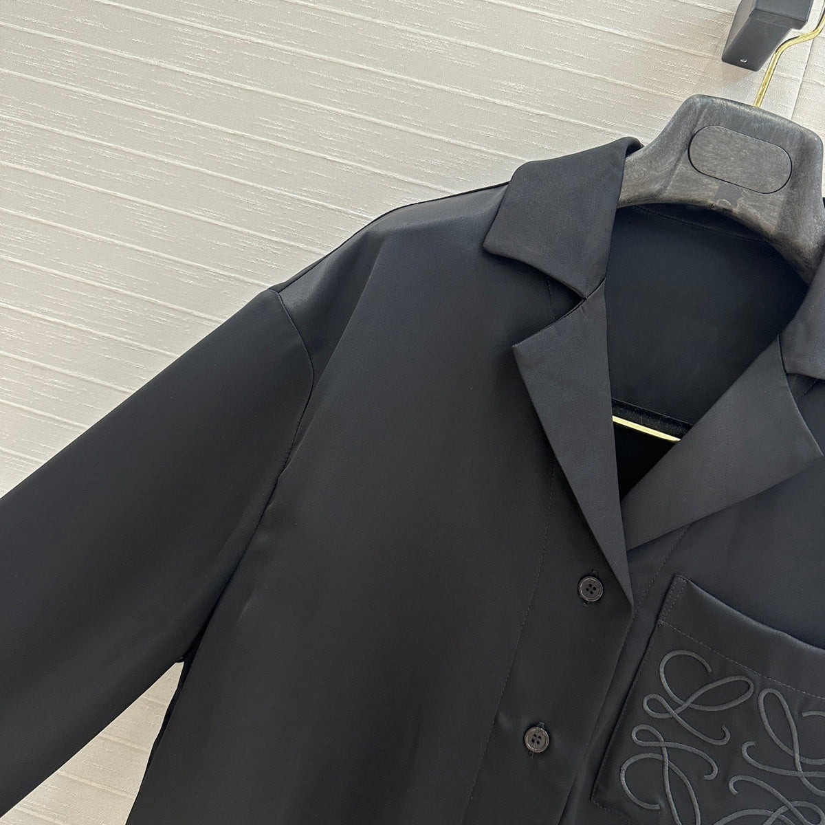 Loewe Shirt Black Acetate Fiber