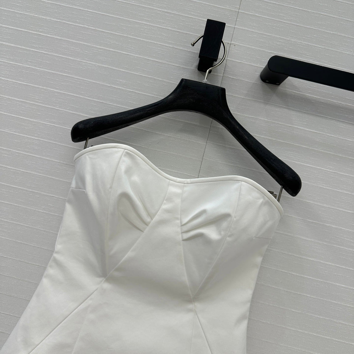 Prada 25 Cat Ear Tube Top Vest White Cotton