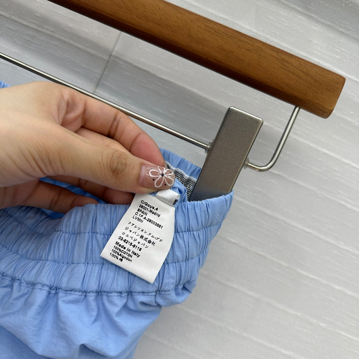 Loewe Pants Blue Cotton