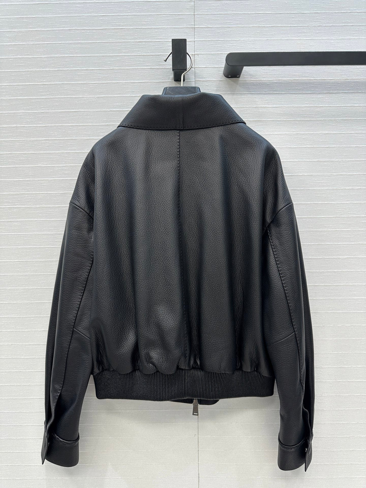 Fendi 25 Leather Jacket Black 0021