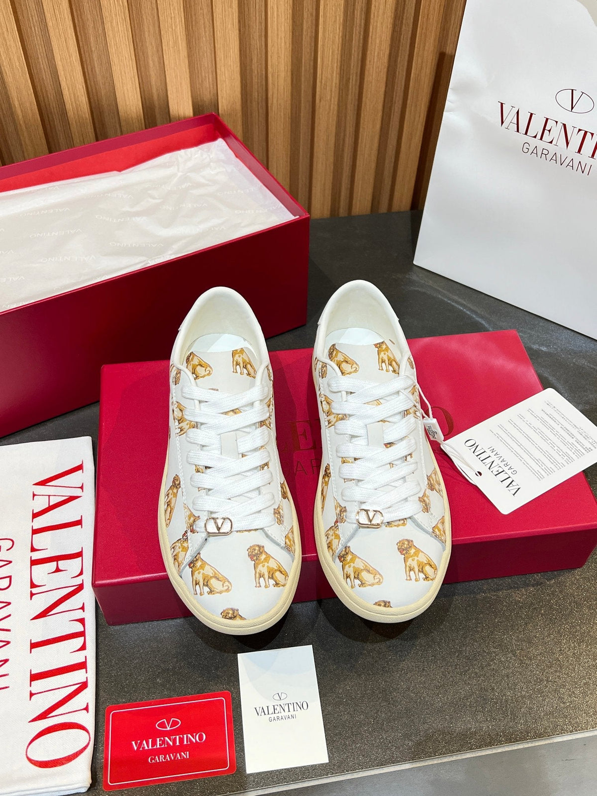 VT 25S  Casual Sneakers  White Yellow Cowhide 563089
