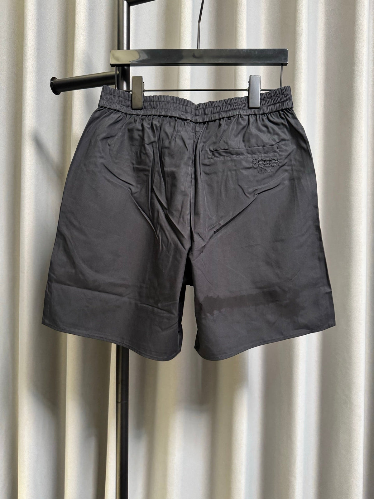 Fendi 2026 Men's Casual Shorts Black Polyester Nylon 830401