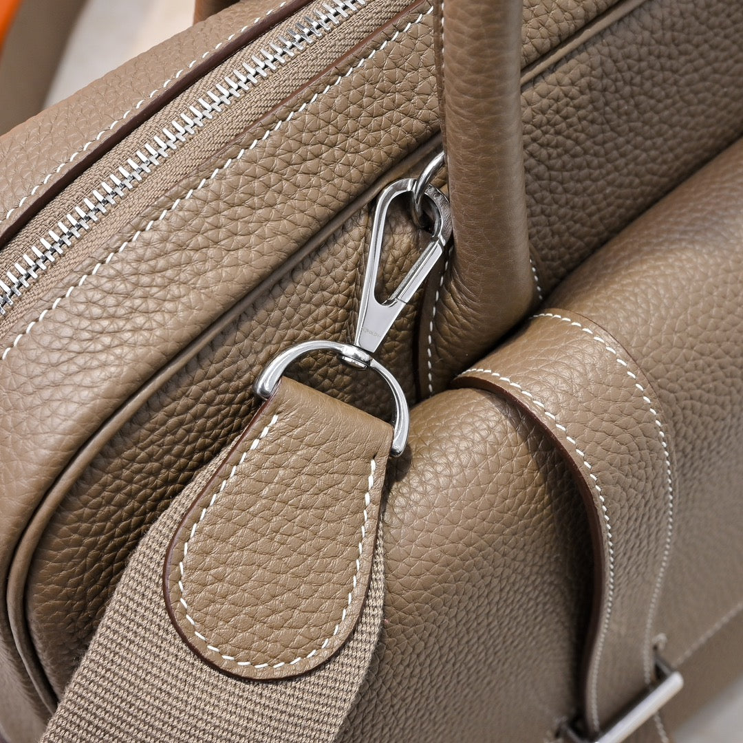 High-end Hermes 2026 Steve Briefcase 36cm Togo Leather