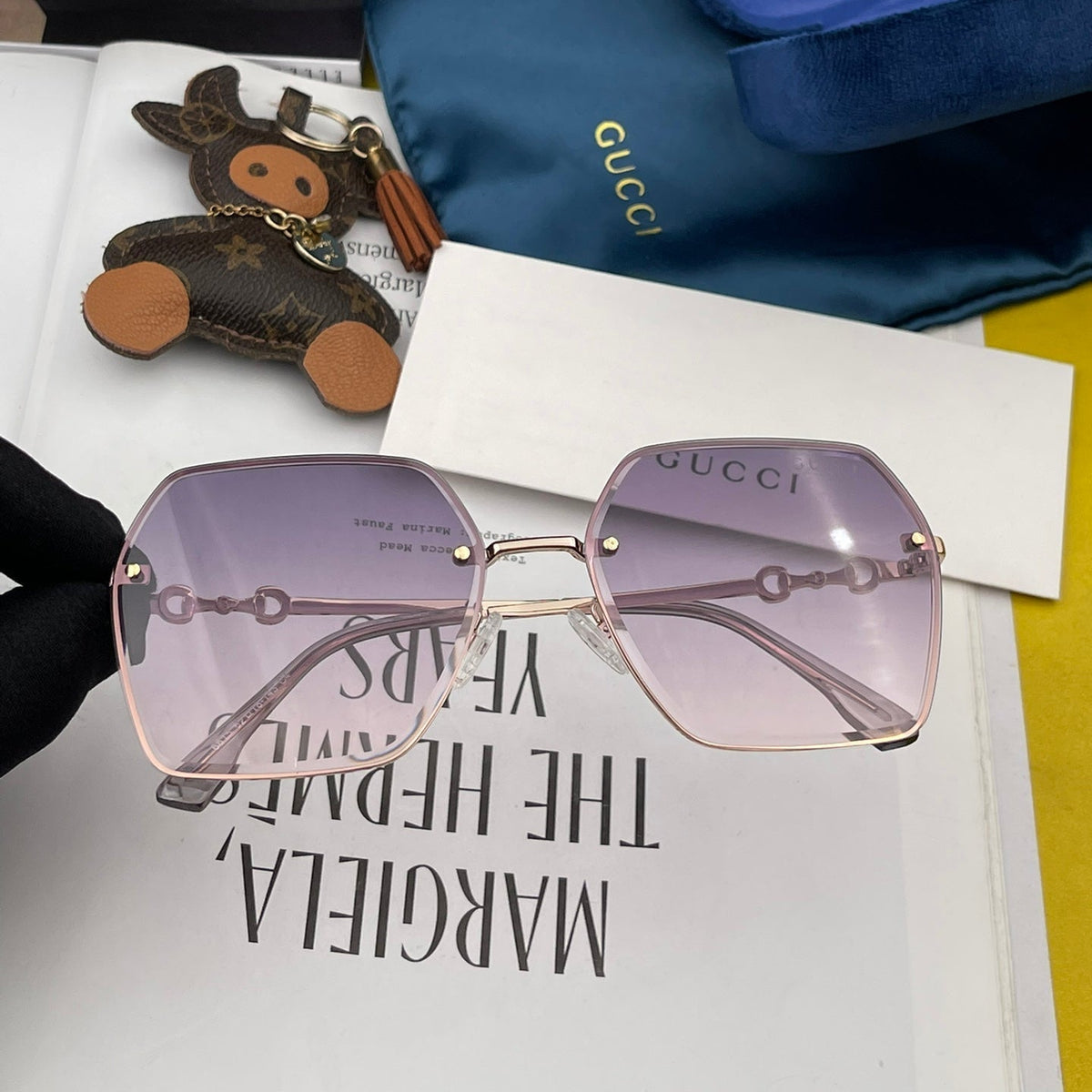 SQUARE FRAME SUNGLASSES 5661 IN METAL