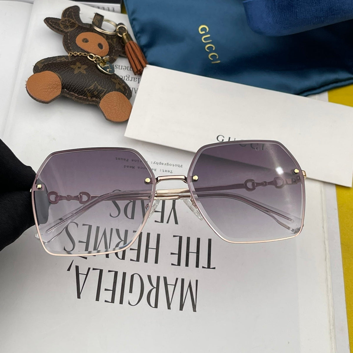 SQUARE FRAME SUNGLASSES 5661 IN METAL