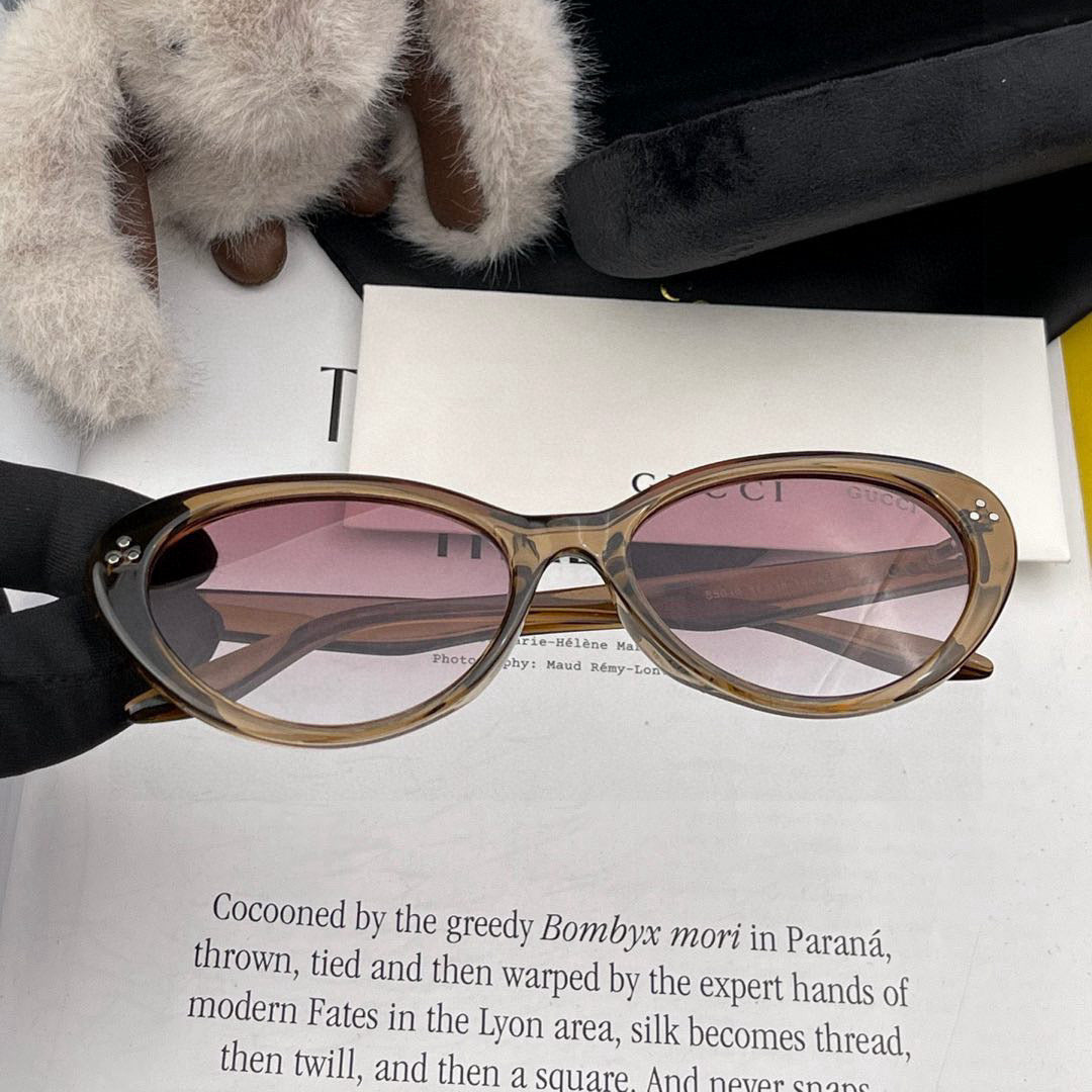 CAT-EYE FRAME SUNGLASSES G6581 IN ACETATE