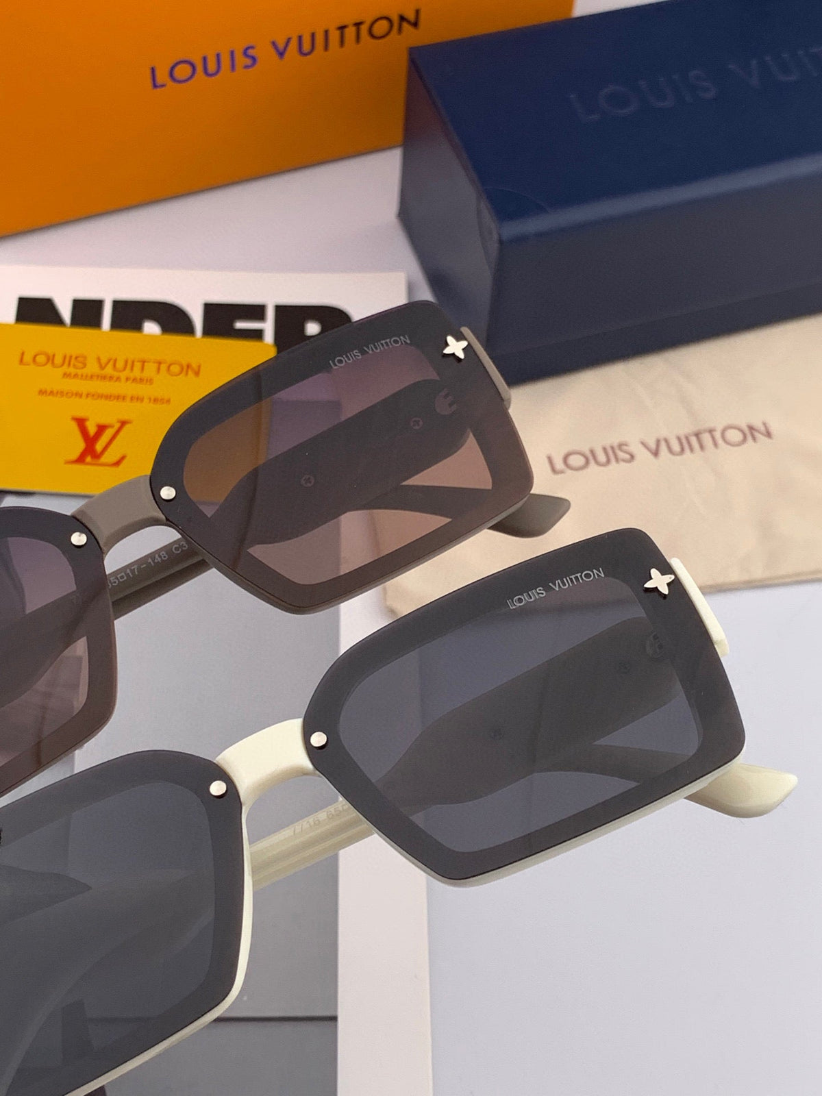RECTANGLE SUNGLASSES L6771 IN ACETATE