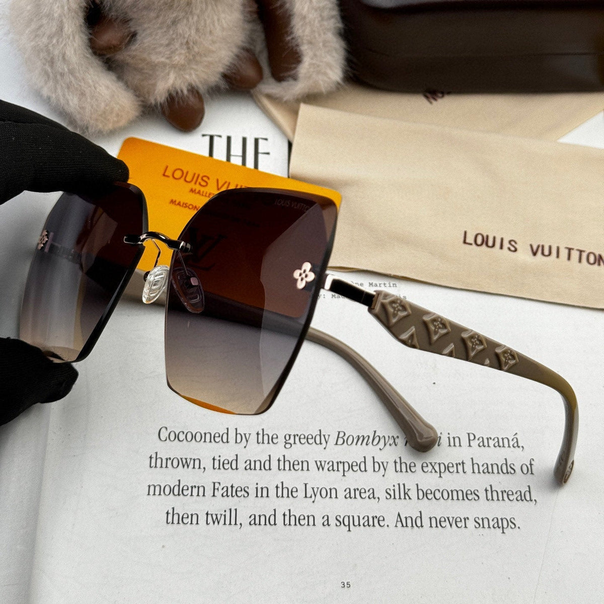 SQUARE SUNGLASSES L8612 IN ACETATE